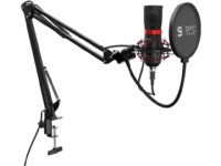SPC Gear SM950 Mikrofon Kabling Kardioide Sort