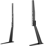 TV Table Stand, Black - for TVs and monitors between 32 and 70 inches (81-