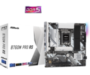 ASRock B760M PRO RS/D5 Micro-ATX LGA1700 sokkel Intel B760