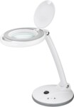 LED Magnifying Lamp with Base, 6 W - 80-450 lm, dimmable, 100 mm glass lens, 1.75x magn