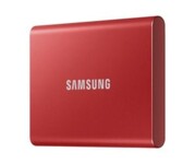 Samsung Portable SSD T7 Rot 500GB - externe Solid-State-Drive, USB-Typ C 3.1
