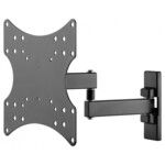 Basic TV wall mount Basic FULLMOTION (S), black - for TVs from 23'' to 42'' (58-107cm) , fully movable double arm joint (swivel and tilt) up to 15kg