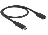 DeLOCK USB 3.1 Gen 1 USB Type-C forlængerkabel 1m Sort