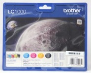 Brother LC 1000 Value Pack Sort Gul Cyan Magenta