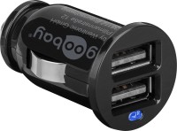Goobay Dual USB car charger 2.1A Black