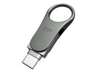 SILICON POWER Mobile C80 32GB USB 3.0 / USB-C USB stick Grå