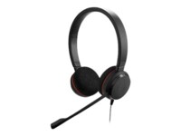 Jabra Evolve 20 UC stereo Kablet Høretelefoner Sort