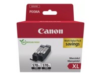 Canon PGI 570PGBK XL Twin Pack Sort 1000 sider Blækbeholder