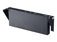 StarTech.com 2U Vertical Wall Mount Patch Panel Bracket - Steel Rack Mount Bracket w/Hardware for 19' Network, Server and Data Equipment (RK219WALLV) Monteringsbøjle Sort