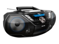 Philips CD Soundmachine AZB798T Boombox Sort Sølv