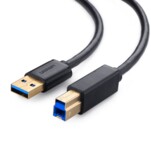 Ugreen 10372 USB-A to USB-B 2m Sort