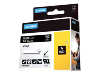 DYMO Rhino Coloured Vinyl Tape (1,2 cm x 5,5 m) 1rulle(r)