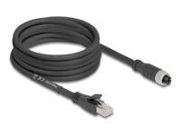 DeLOCK CAT 5e S/FTP 5m Netværkskabel Sort