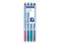 STAEDTLER Lumocolor correctable 305 Markør Sort Blå Grøn Rød