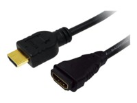 LogiLink High Speed with Ethernet HDMI-forlængerkabel med Ethernet 2m