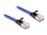 DeLOCK CAT 6a U/FTP 30cm Netværkskabel Blå