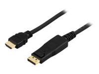 DELTACO Videokabel DisplayPort / HDMI 2m