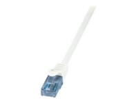 LogiLink Home EconLine CAT 6a Ikke afskærmet parsnoet (UTP) 1m Patchkabel Hvid