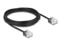 DeLOCK CAT 6 Ikke afskærmet parsnoet (UTP) 5m Patchkabel Sort
