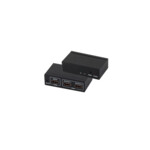 HDMI Splitter 1x2, metal, 4K30Hz, black