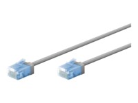 goobay CAT 6a U/UTP, Unshielded 1m Patchkabel Grey