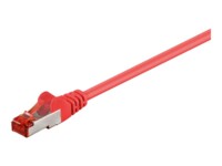 goobay CAT 6 SFTP, PiMF 50cm Netværkskabel Rød