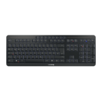 Cherry Stream Ultimate, Kabellose Tastatur 2x Bluetooth®-5.2-Kanäle, 2,4-GHz-Funk und USB, 8 Office- und Medientasten, CHERRY SX Scherenmechanik