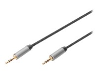 DIGITUS Audiokabel 1m Sort