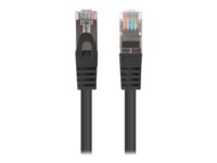 Lanberg CAT 6 Foldet uskærmet snoet par (F/UTP) 1.5m Patchkabel Sort RAL9004