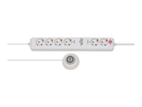 brennenstuhl Eco-Line Extension Socket Comfort Plus EL CSP 24 6-way 1,5m H05VV-F 3G1,5 2 permanent, 4 switchable Stikdåse 6-stik Hvid 1.5m