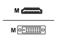 Sharkoon Videoadapterkabel 1m Sort