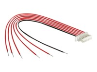 Delock Datakabel 10cm Sort Rød
