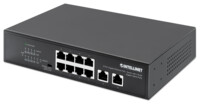 8-Port Gigabit Ethernet PoE+ Switch with 2 RJ45 Gigabit Uplink Ports, IEEE 802.3at/af Power over Ethernet (PoE+/PoE) Compliant, 120 W, Endspan, Desktop