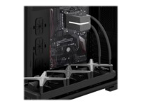 Inter-Tech ALSEYE X360 Vandkøler 1-pack Sort Sølv 120 mm