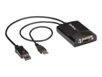 StarTech.com DisplayPort to DVI Adapter - Dual-Link - Active DVI-D Adapter for Your Monitor / Display - USB Powered - 2560x1600 (DP2DVID2) DisplayPort / DVI adapter 37cm Sort