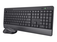 Trust Trezo Comfort Tastatur og mus-sæt Trådløs