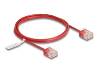 DeLOCK CAT 6 Ikke afskærmet parsnoet (UTP) 1m Patchkabel Rød