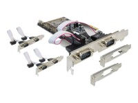 DeLock PCI Express Card > 6x Serial Seriel adapter PCI Express x1 230.4Kbps