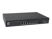 LevelOne GEP-1061 Switch 10-porte Gigabit PoE+