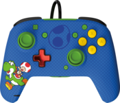 PDP REMATCH: Yoshi & Toad Controller Nintendo Switch, Nintendo Switch OLED Blå