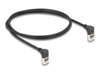DeLOCK CAT 6a S/FTP 1m Patchkabel Sort