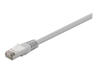 goobay CAT 5e Foldet uskærmet snoet par (F/UTP) 3m Patchkabel Grey