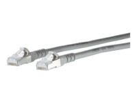 METZ CONNECT CAT 6a S/FTP 15m Patchkabel Grey