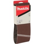 Makita Slibebælte Bæltesliber Metal Plastik Sten Træ med søm Ikke-jernholdigt metal Blødtræ Hardwood 100(korn) 5 stk