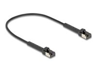 DeLOCK CAT 8.1 U/FTP 25cm Patchkabel Sort