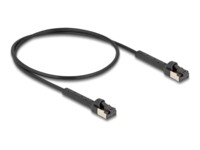 DeLOCK CAT 6a U/FTP 50cm Patchkabel Sort