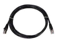 Extralink CAT 5e Foldet uskærmet snoet par (F/UTP) 2m Patchkabel Sort