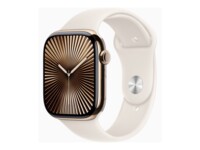Apple Watch Series 10 (GPS + Cellular) 46 mm Beige Guld SmartWatch
