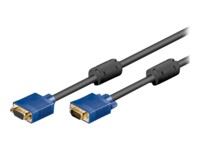 goobay HD-15 (VGA) hun -> HD-15 (VGA) stik 3 m Sort