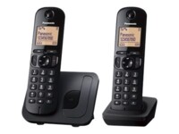 Panasonic KX-TGC212 Trådløs telefon Ingen nummervisning Sort